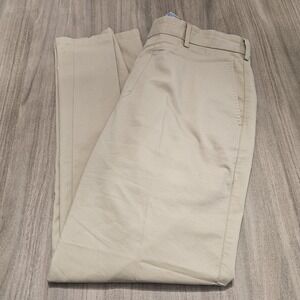 Peter Millar Crown Comfort Pants Men 34x29‎ Beige Khaki Cotton Blend Slacks
